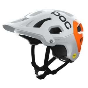 POC Tectal Race MIPS NFC - Hydrogen White / Fluorescent Orange AVIP L