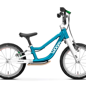 Woom 1 Plus lasten potkupyörä 14" - Metallin sininen